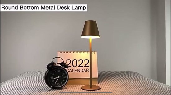 Lampe de table sans fil led rechargeable usb moderne - avec 2