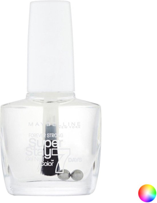 Maybelline Super Stay 7 Days Gel Nail Color, heldere topcoat met witte dop.