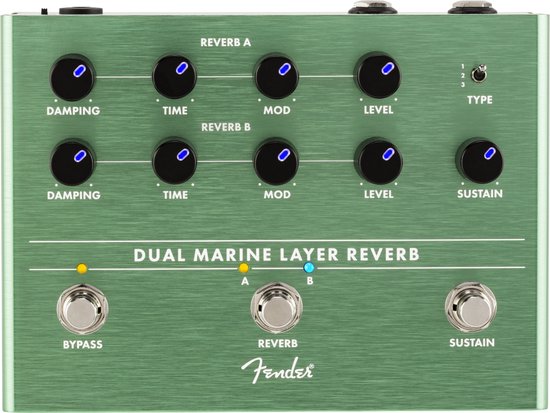 Fender Dual Marine Layer Reverb effectpedaal