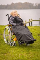 Couverture pour fauteuil roulant - Housse pour fauteuils roulants - Couverture épaisse et chaude en polaire pour fauteuil roulant - Protection de haute qualité pour une utilisation intérieure/extérieure :