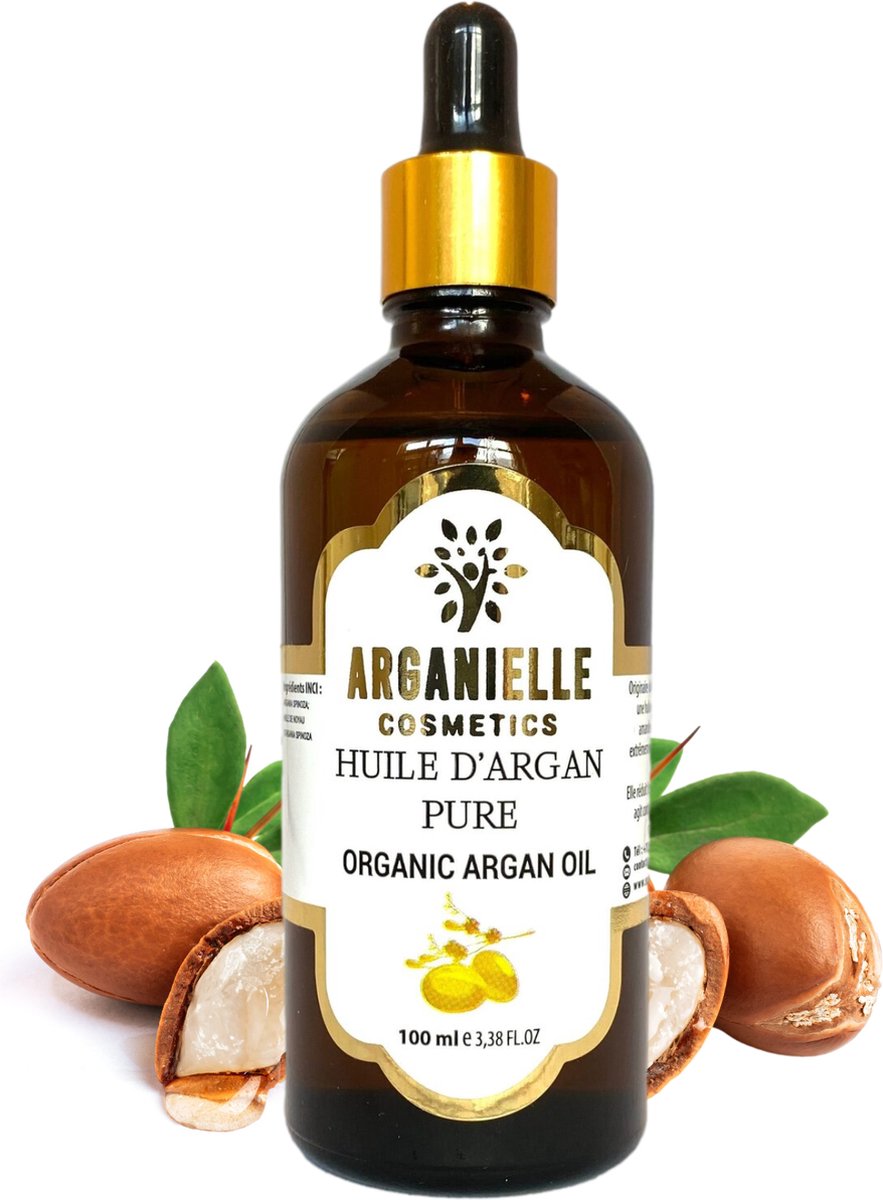 Huile d'Argan pure Mon Trésor bio et naturelle pour la peau