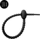 10x Tie Wraps / Tyraps / Kabelbinders / Kabel Organiser | hersluitbaar / herbruikbaar | zwart