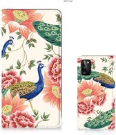 Hoesje maken geschikt voor Samsung Galaxy A41 Pink Peacock