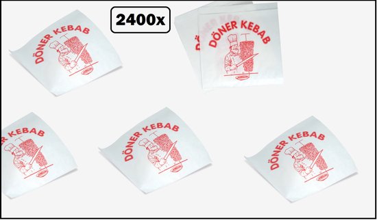 EAN: 87208238381242400x Döner zakjes