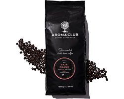 Aroma Club - Koffiebonen 1KG - No. 4 Fair Frank - Koffie Intensiteit 4/5 - Fairtrade & RFA
