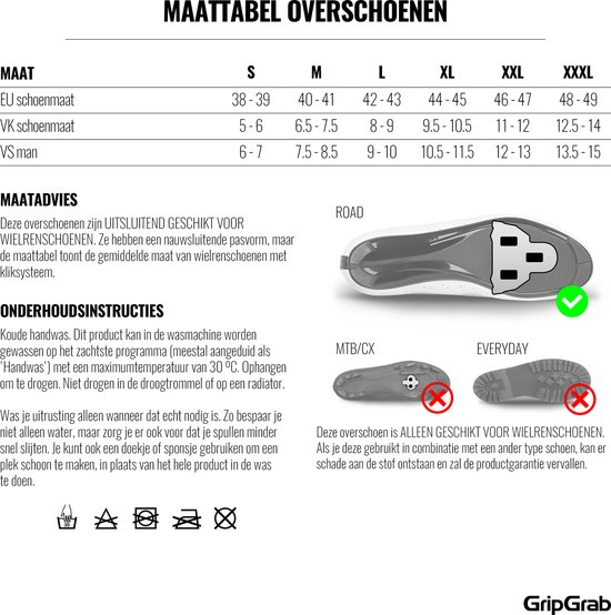 GripGrab - RaceThermo Hi-Vis Waterproof Winter Wielren Overschoenen - Geel Hi-Vis - Unisex - Maat M