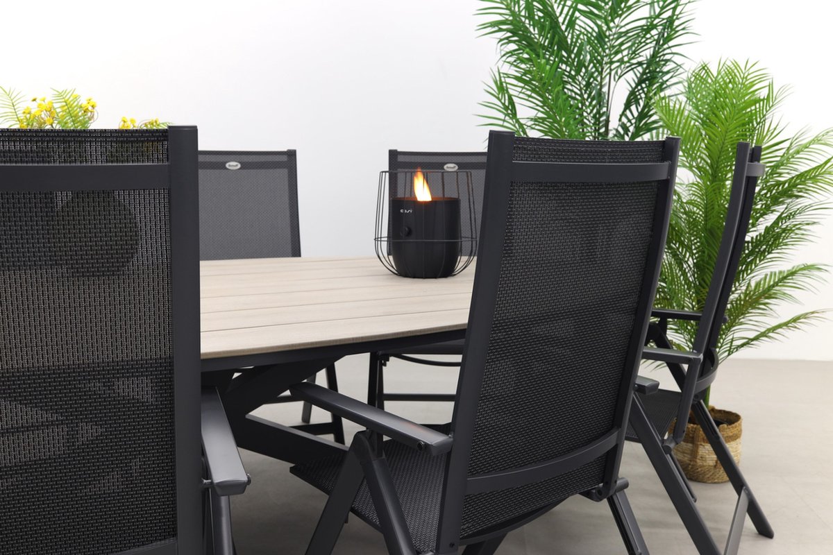 Hartman Napoli Xerix / GI Edison 280x140 cm. tafel - ovale verstelbare tuinset – foto 6