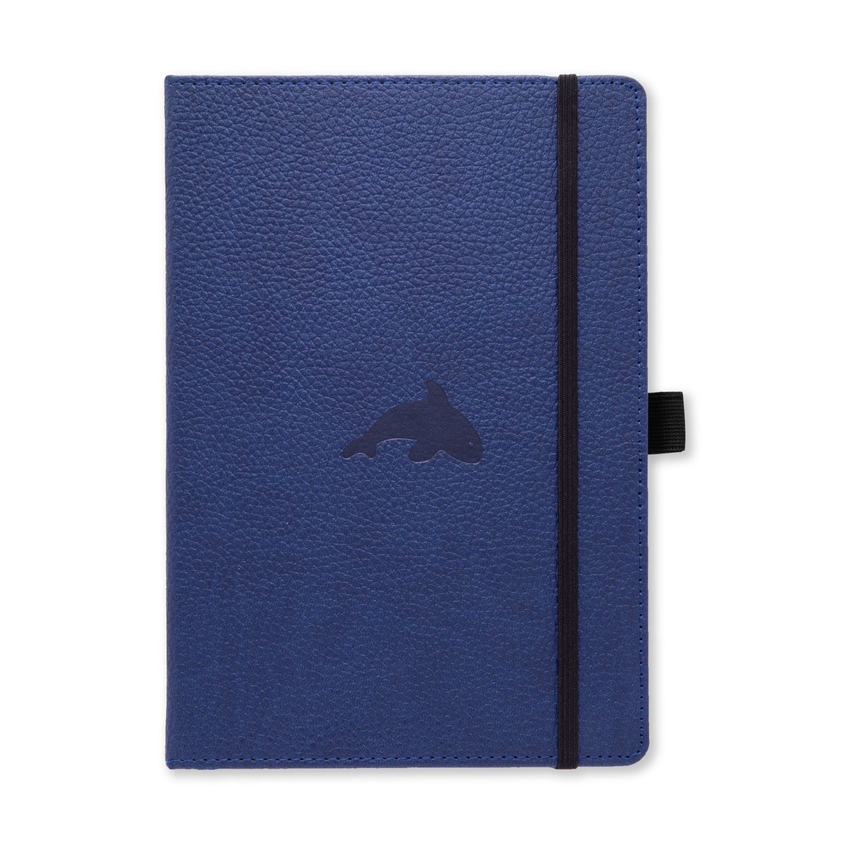 Dingbats* Wildlife A5 Notitieboek – Blue Whale Stippen – Bullet Journal met 100 gsm Inktvrij Papier – Schetsboek met Harde Kaft, Binnenvak, Elastische Sluiting en Bladwijzer