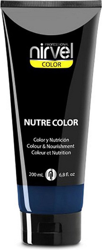 Nirvel NUTRE COLOR Black 200 Ml – Professionelle Farbmaske Für Temporäre Haarfärbung & Pflege