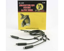 EXC Helicopter Rig System & PVC Tube - 3 sets - Helikopter Systeem Karper Vissen - Karper Onderlijn