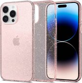 Spigen Liquid Crystal Apple iPhone 14 Pro Max Hoesje Glitter Roze