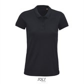 SOL'S - Planet Polo dames - Donkerblauw - 100% Biologisch Katoen - S