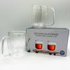 OZ Home - Bricard Dubbelwandig Drinkglas met Handvat-2 Stuks-300 ml