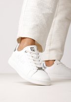 Sneaker Glib Dames - Wit / Zilver - Maat 42
