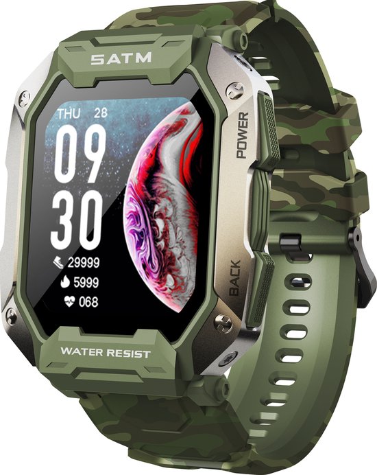Belesy® Covert - Smartwatch Heren –Horloge – Navigatie - Stappenteller –  Calorieën -... | bol.com