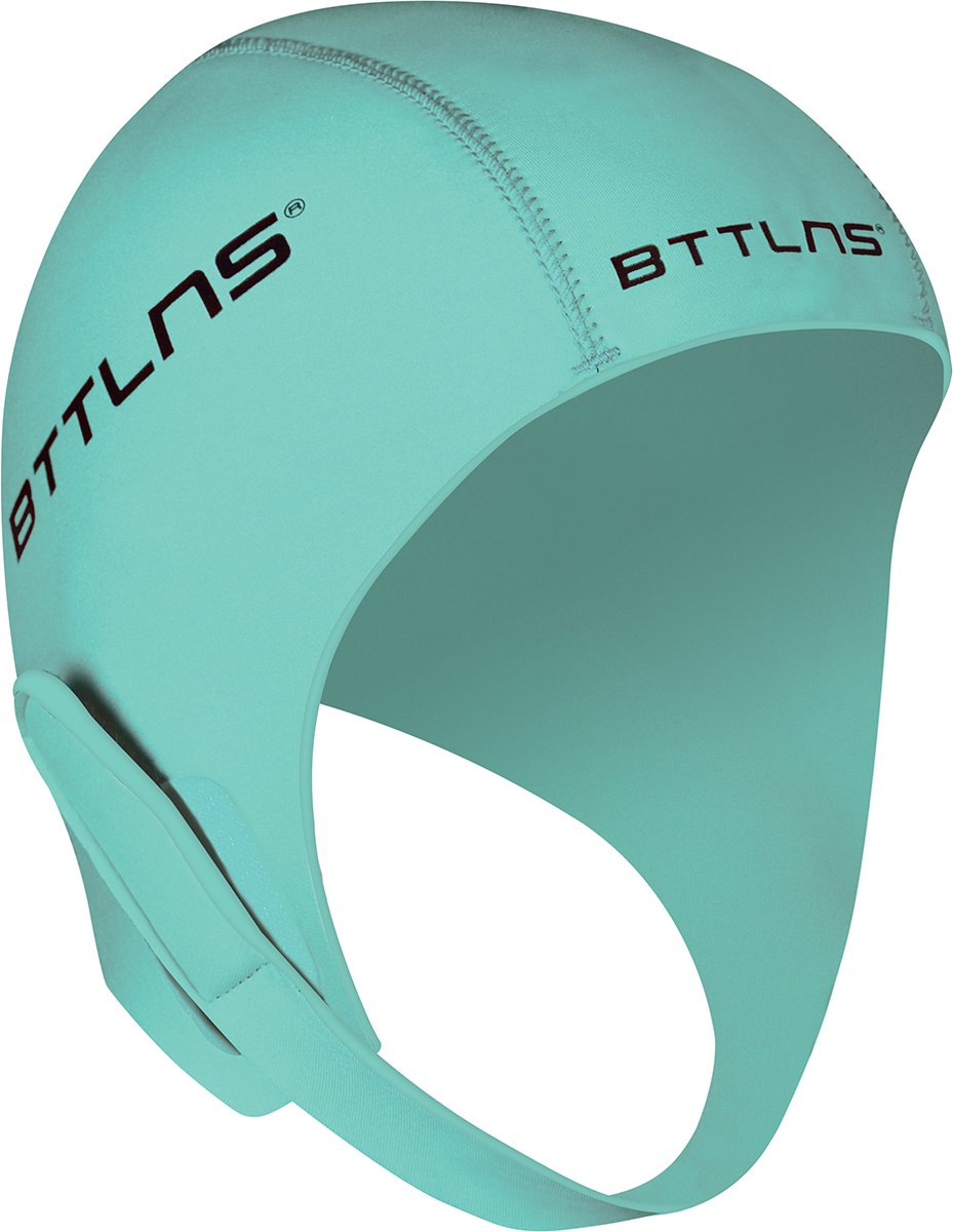 BTTLNS Neopreen badmuts - Badmuts - Swimcap - Bescherming tegen de kou - 3mm neopreen - Velcro sluiting - Geen verstikkend gevoel - Khione 1.0 - Mint - L