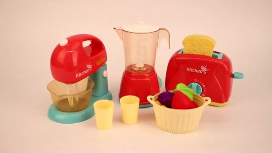 Jouets de cuisine simulés pour enfants - mixeur - grille-pain -  presse-agrumes 