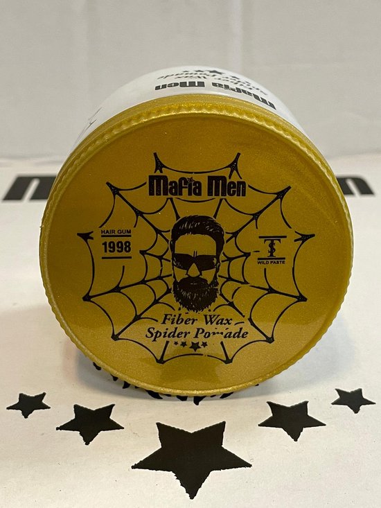 Mafia Men Fiber Haarwax - Spider Pomade (150 ml) Spinnen Web Effect - Professional Haar Wax
