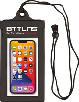 BTTLNS Telefoonhoes - Waterdichte telefoonhoes - Bescherming telefoon en accessoires - Outdoorsporten - Tot 4 meter diepte - Handig trekkoord - Iscariot 1.0 - Zwart
