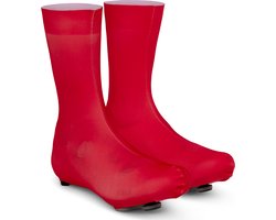 GripGrab - RaceAero TT 2 Tijdrit Wielren Overschoenen voor Race Fiets - Rood - Unisex - Maat M