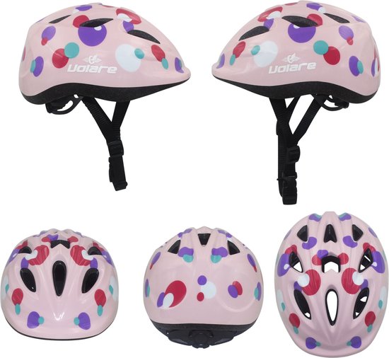 Volare Fietshelm - Roze - 47-51 cm - Meisjes van Volare — afbeelding 2