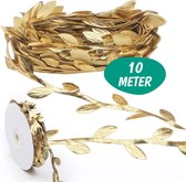 Klimop Slinger - Goud - 10 Meter - Kerstslinger - Bladeren Slinger - Nep Planten Slingers - Jungle Decoratie - Cadeaulint