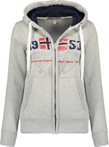 Geographical Norway Sweater - Hoodie - Dames - Gapical - Licht Grijs - L