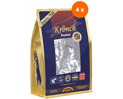 Kronch - 76% Zalmsnacks Pockets Hondensnack 4 stuks