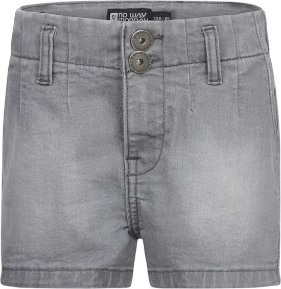 No Way Monday-Girls Jeans shorts slim fit-Grey jeans