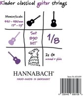 Hannabach 890 Kinder Classical Guitar Strings 1/8 - Cordes pour guitare classique