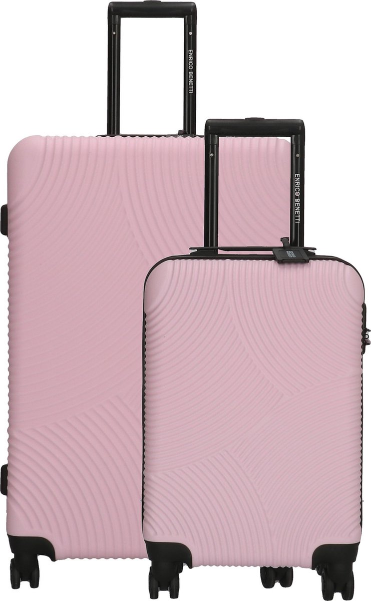 Enrico Benetti Louisville kofferset tweedelig - 39040-02 - Roze