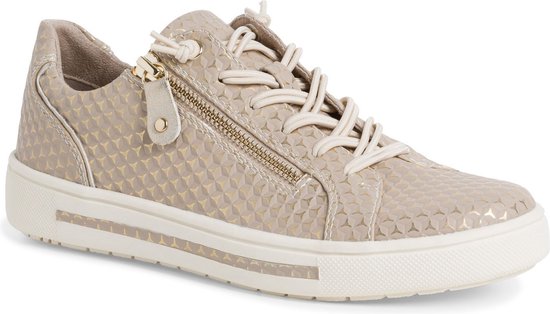 Jana Dames Sneaker 23660 444 Beige Wijdte H Maat 37 bol