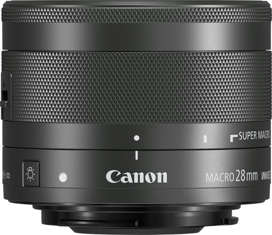 Canon EF-M 28mm f/3.5 IS STM Zwart