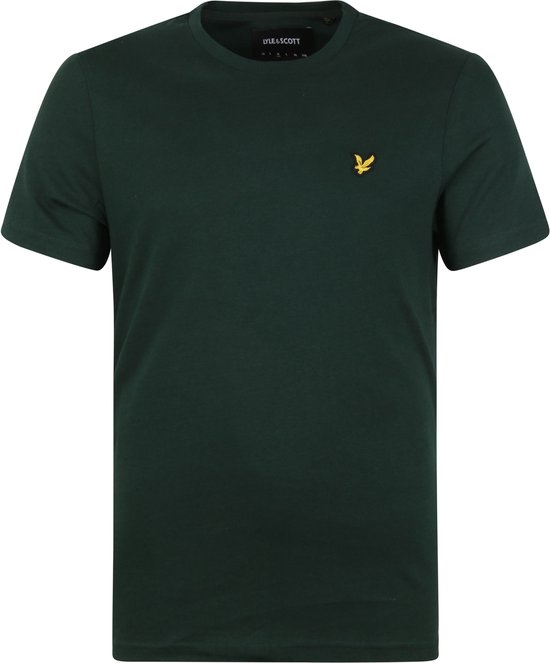 Lyle and Scott - T-shirt Donkergroen - Heren - Maat M - Modern-fit