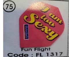 Dart Flights - 10 sets (30 stuks) - 75 micron - Fun Flights 1317