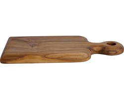 Rico & Plato Teakhouten Snijplank ''Onilemo'' – Klein Snij- en Serveerplankje – 20 × 10,5 cm