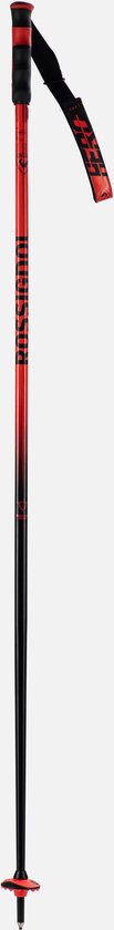 HERO SL - Unisex - Skistok - Zwart/Rood - Lengte 130 cm