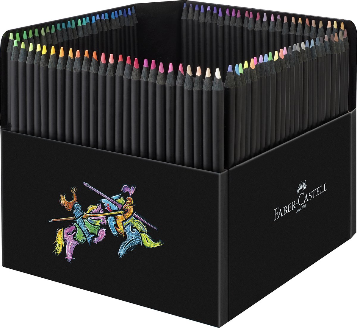 Faber-Castell kleurpotloden - Black Edition - 100 stuks - FC-116411