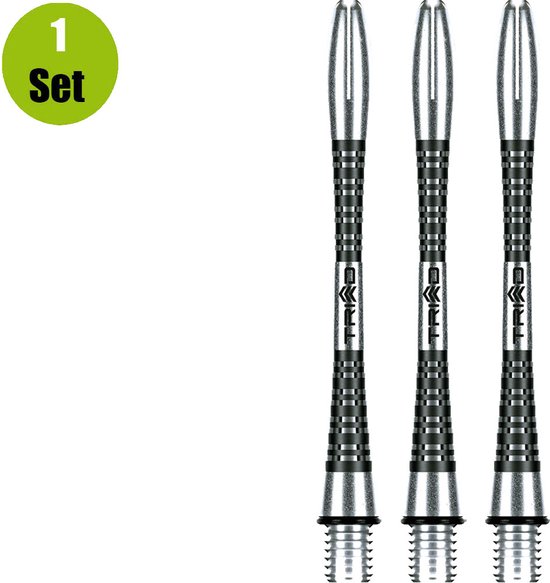 Winmau Triad Aluminium Black - Dart Shafts van Winmau — afbeelding 3