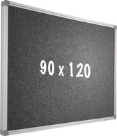 Prikbord Camira stof PRO - Aluminium frame - Eenvoudige montage - Punaises - Prikborden - 90x120cm