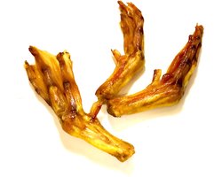 Eendenpoten - Hondensnack - Voordeelzak 1 KG - Kauwsnack - Hypoallergeen - Natuurlijk gedroogd