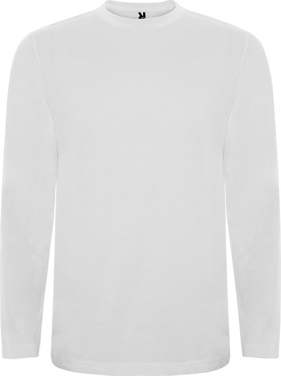 Wit Effen t-shirt lange mouwen model Extreme merk Roly maat XL
