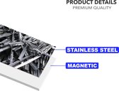 Whiteboard Deluxe - Geëmailleerd staal - Weekplanner - Maandplanner - Jaarplanner - Magnetisch - Wit - Nederlandstalig - 60x120cm
