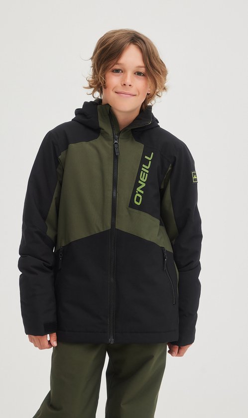 O'Neill Jas Boys HAMMER JACKET Forest Night Colour Block 116 - Forest Night Colour Block 55% Polyester, 45% Gerecycled Polyester