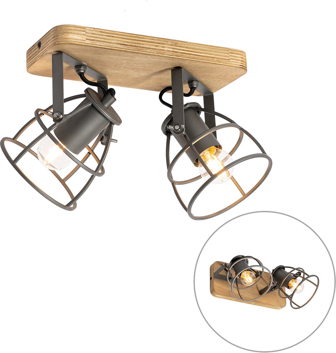 Lucide TAYLOR - Plafondspot - LED Dim to warm - GU10 - 3x5W - IP44 - Zwart Lucide TAYLOR - Plafondspot - LED Dim to warm - GU10 - 3x5W - IP44 - Zwart