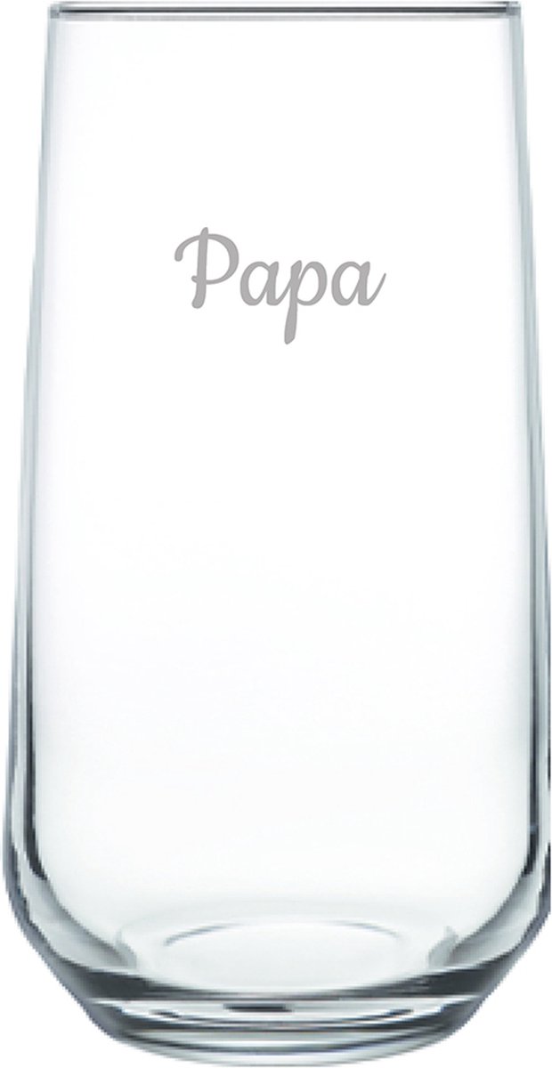 Drinkglas gegraveerd - 47cl - Papa