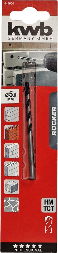 KWB Rocker Betonboor op Kaart - 5 mm