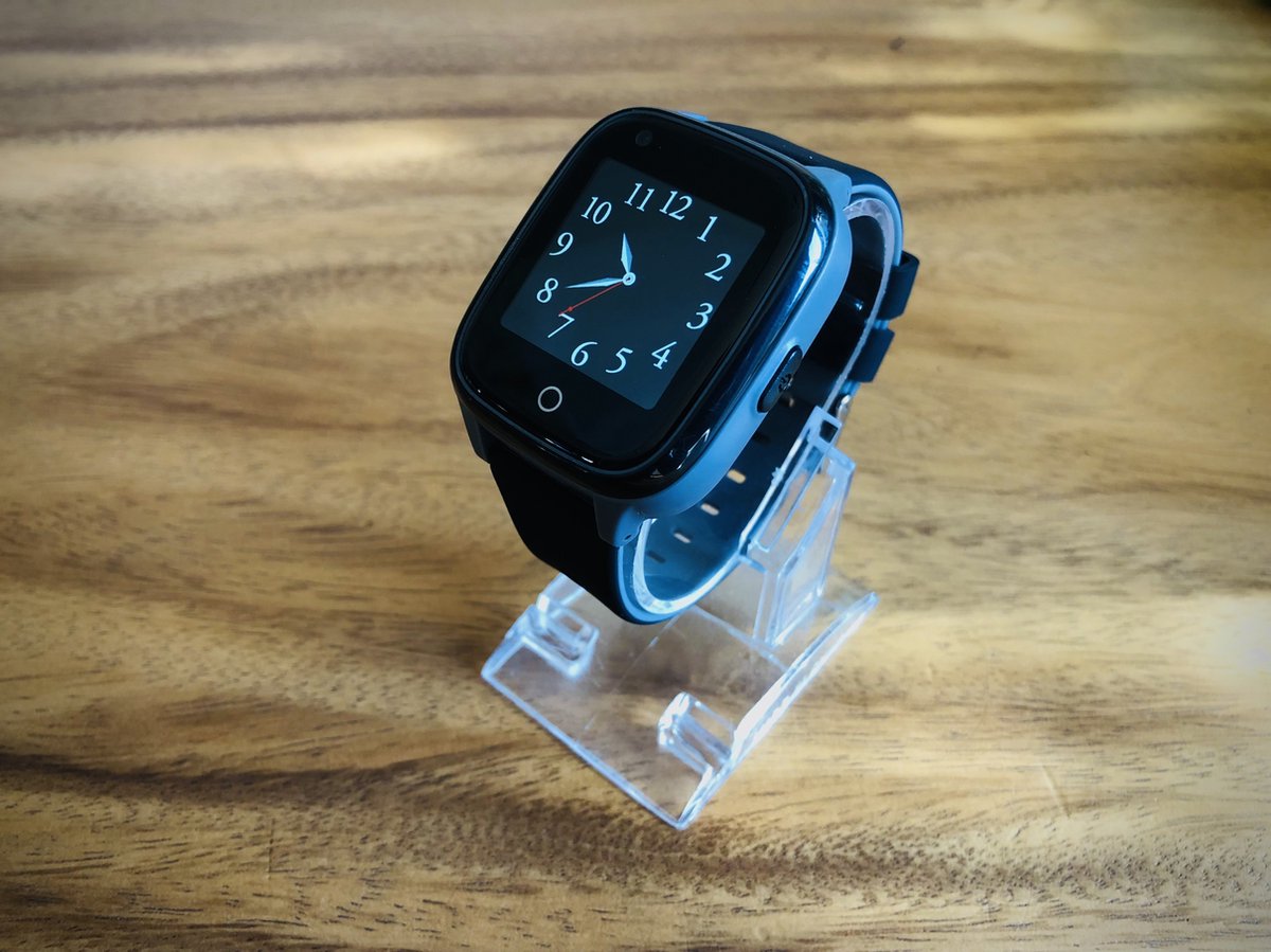 4G Telefoon Horloge Met SOS GPS Armband Het Slimme Horloge Van De Valdetectie Voor Bejaarden Magnetisch Opladen Inkomende Oproep Trillingsherinnering(Red