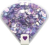 Nellie Snellen Sequins Purple 20g in Plastic Box