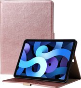 Phreeze Tablethoes - Geschikt voor iPad Air 5 2022 Hoes - 10.9 Inch - Luxe Lederen Hoesje - Ingebouwde Standaard met Kaarthouders - Hoesje met Magnetische Sluiting - Beschermhoes - Roze Goud
